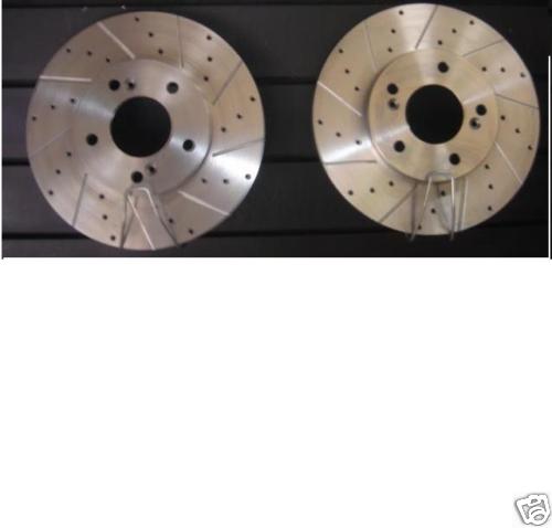 PRELUDE 2.2 BB6 BB8 DRILLED GROOVE BRAKE DISC 282 5STUD