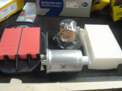 FOR HONDA CIVIC 1.7 CDTI OIL AIR FUEL POLLEN CABIN FILTER 