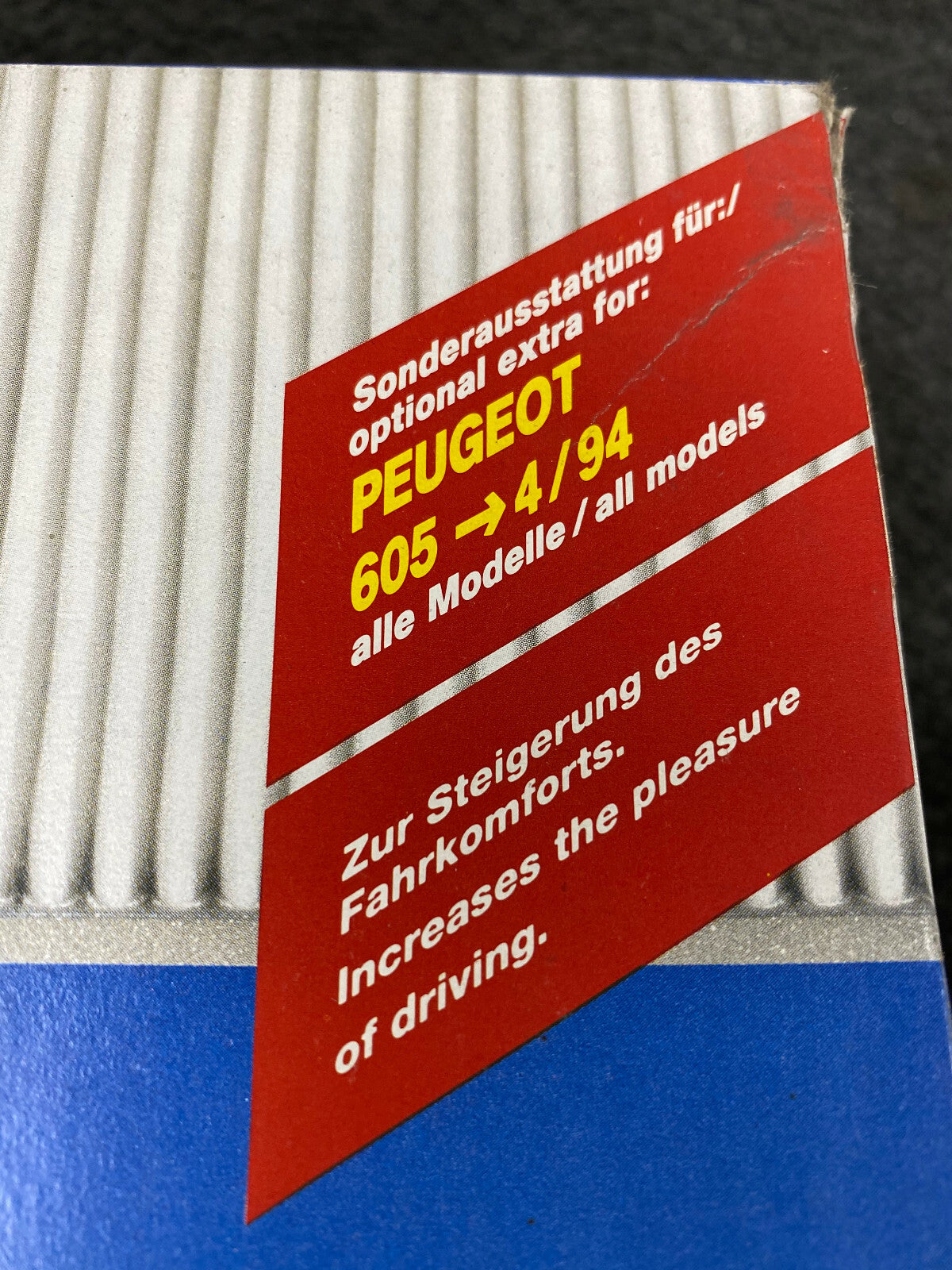 MAHLE CABIN POLLEN FILTER PEUGEOT 605 1994 ONWARDS