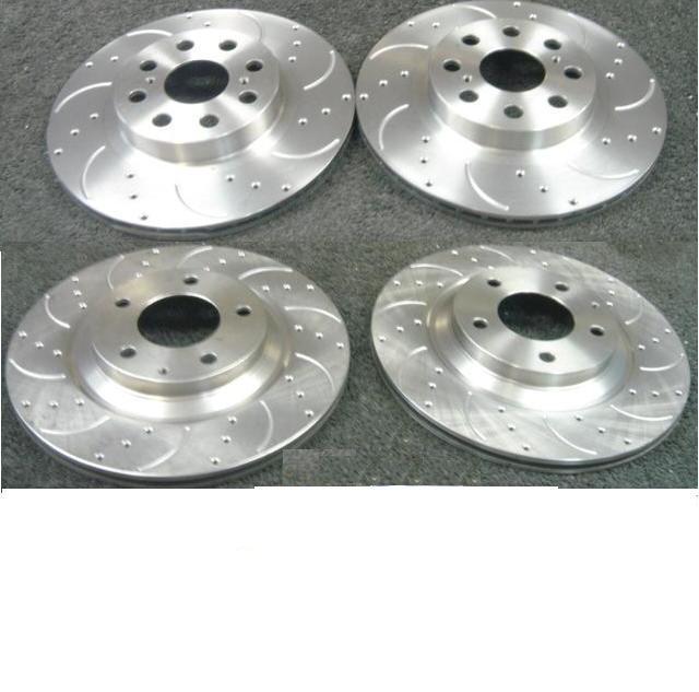 FOR TOYOTA MR2 TURBO SW20 REV1 BRAKE DISC FRONT REAR DRILLED GROOVED 