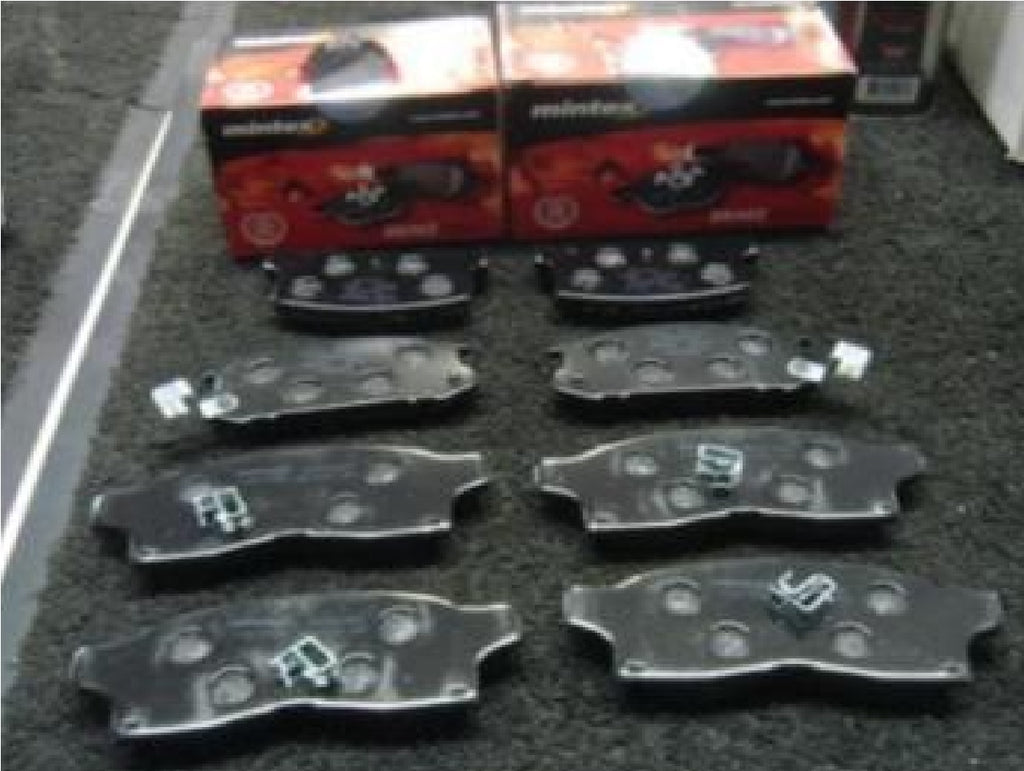 FOR MK2 MK2 1990-1991 REV1 GROOVED BRAKE DISCS MINTEX BRAKE PADS FRONT REAR