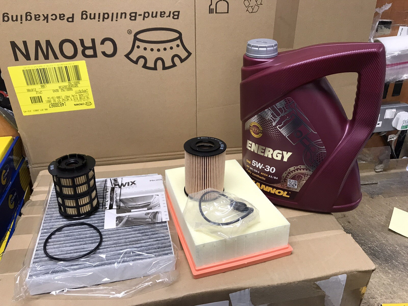 VAUXHALL MOKKA 1.4 1.6 1.7CDTi OIL AIR FUEL POLLEN CABIN FILTER 5L SERVICE KIT 