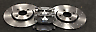 FOR FORD ESCORT RS COSWORTH CROSS DRILLED GROOVED BRAKE DISC BRAKE PADS FRONT