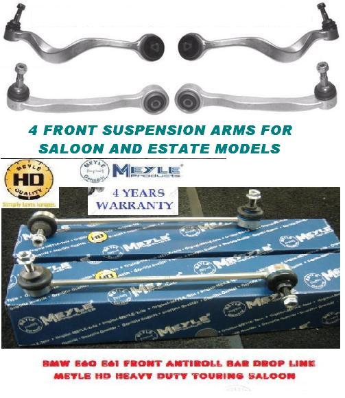 BMW 520i 523i 525D 535D 540 FRONT LOWER CONTROL UPPER LOWER ARM MEYLE HD LINKS