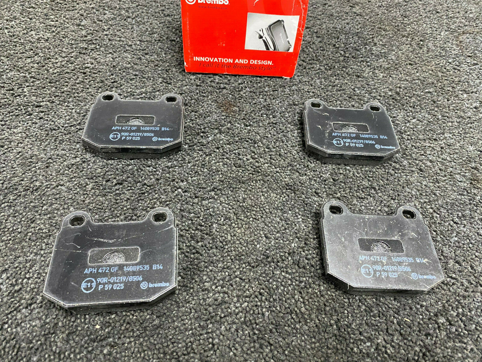 LOTUS ELISE 2 ELEVEN EUROPA EXIGE 1.8  FRONT BREMBO BRAKE PADS SET 