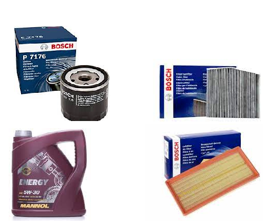 FOR MERCEDES A180D W176 1.5 DIESEL SERVICE KIT OIL & AIR CABIN FILTERS OIL 5L