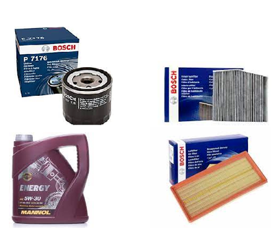 FOR MERCEDES A180D W176 1.5 DIESEL SERVICE KIT OIL & AIR CABIN FILTERS OIL 5L
