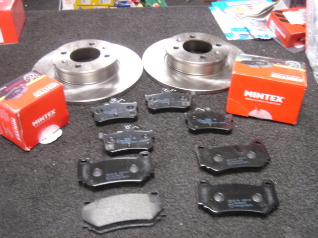 ROVER MG-F MG-TF 135 160 TROPHY FRONT BRAKE PAD REAR BRAKE PADS AND DISC