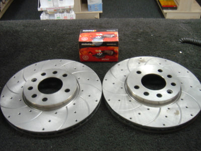 ASTRA MK4  PERFORMANCE DRILLED & GROOVED BRAKE DISC