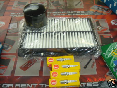 FOR HONDA ACCORD 1998-2002 OIL FILTER AIR FILTER & 4 NGK SPARK PLUGS