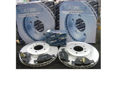 BMW E46 316Ti 318Ti COMPACT BRAKE DISC BRAKE MEYLE PLATINUM BRAKE PADS 286MM