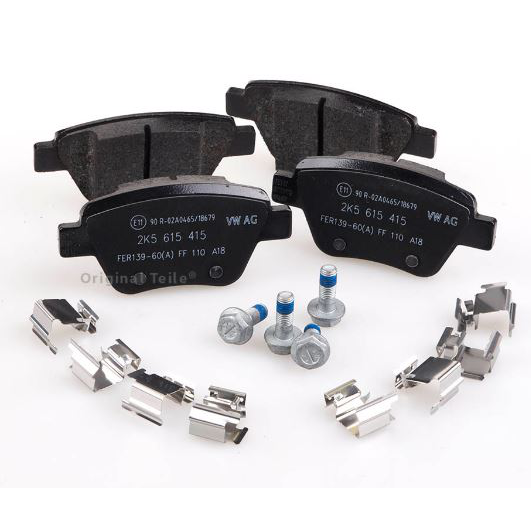 VW CADDY AUDI SKODA SEAT GOLF A3 REAR BRAKE PADS 2K5698451 GENUINE  MINTEX