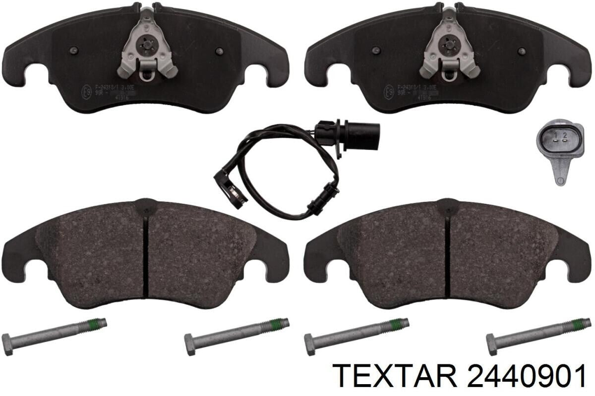 FOR FORD  Focus 2.5 RS MK 2 (2004-2012) 04/09-05/11 GENUINE TEXTAR BRAKE PADS FR