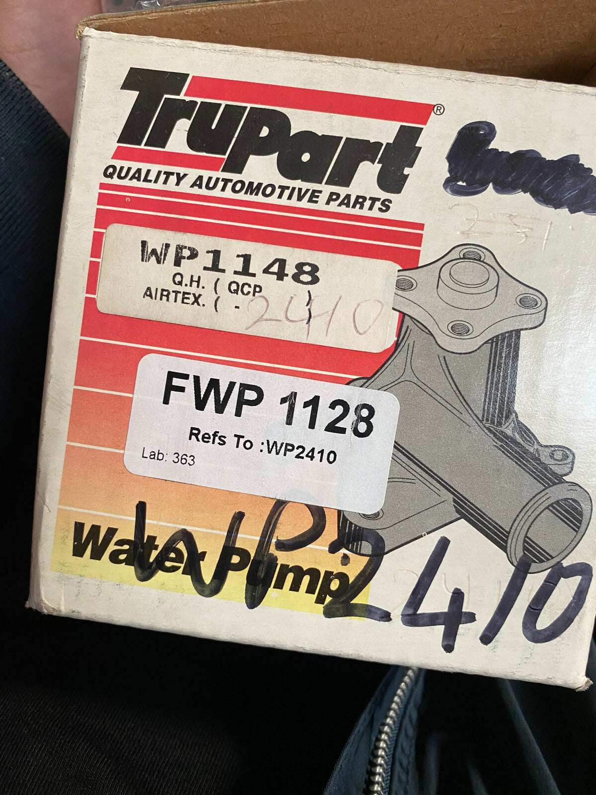 1 X WATER PUMP FOR MG MGB GT 1965-1980 COUPE FWP1128 