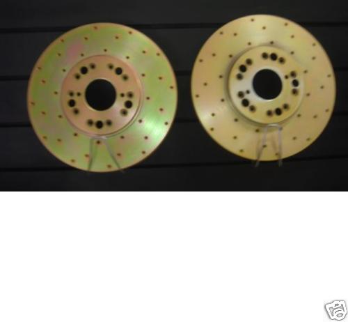 FOR LEXUS IS200 1999-2005 FRONT DRILLED GROOVED BRAKE DISCS X 2 