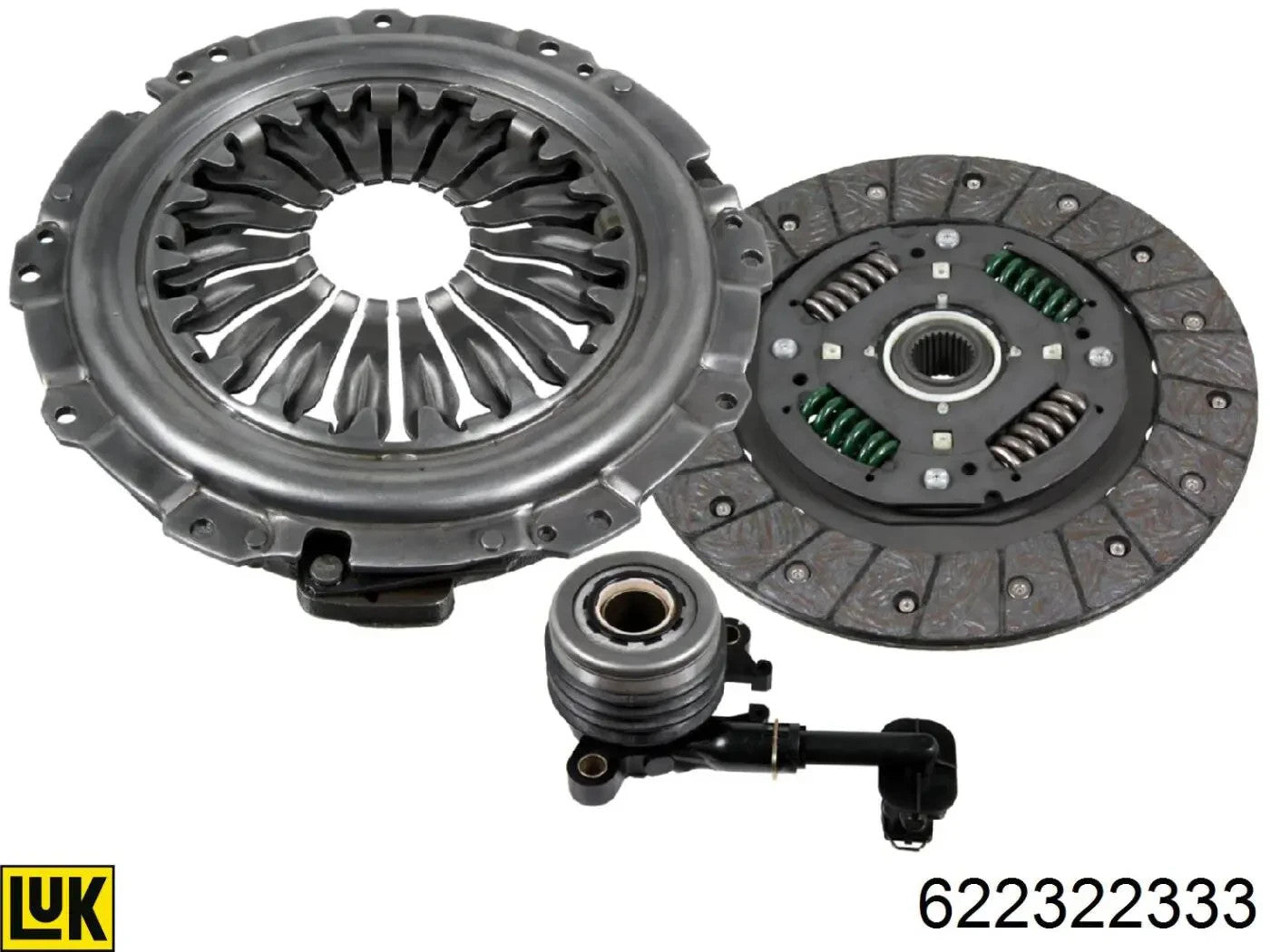 FOR NISSAN MICRA ALMERA 1.5DCi CLUTCH KIT 622322333 23354BN700 3010000QAT