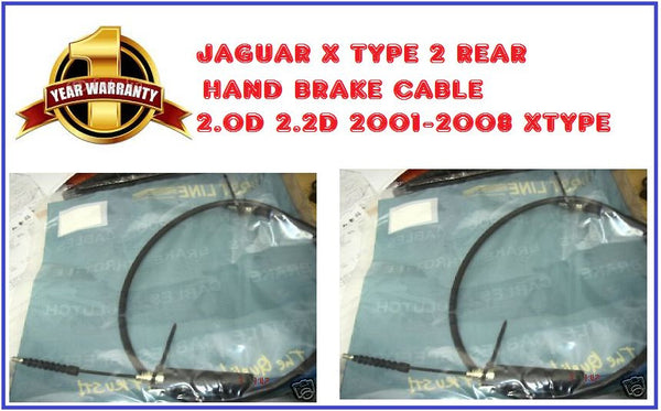 JAGUAR X TYPE REAR RIGHT LEFT HAND BRAKE CABLE  2.1 V6 SPORT 2.0 2.2D 2001-08 