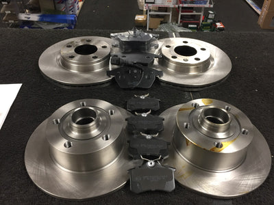 FOR AUDI A4 (B5) 1.8 1.9 TDI 1997-2001 BRAKE DISCS BRAKE BRAKE PADS FRONT REAR