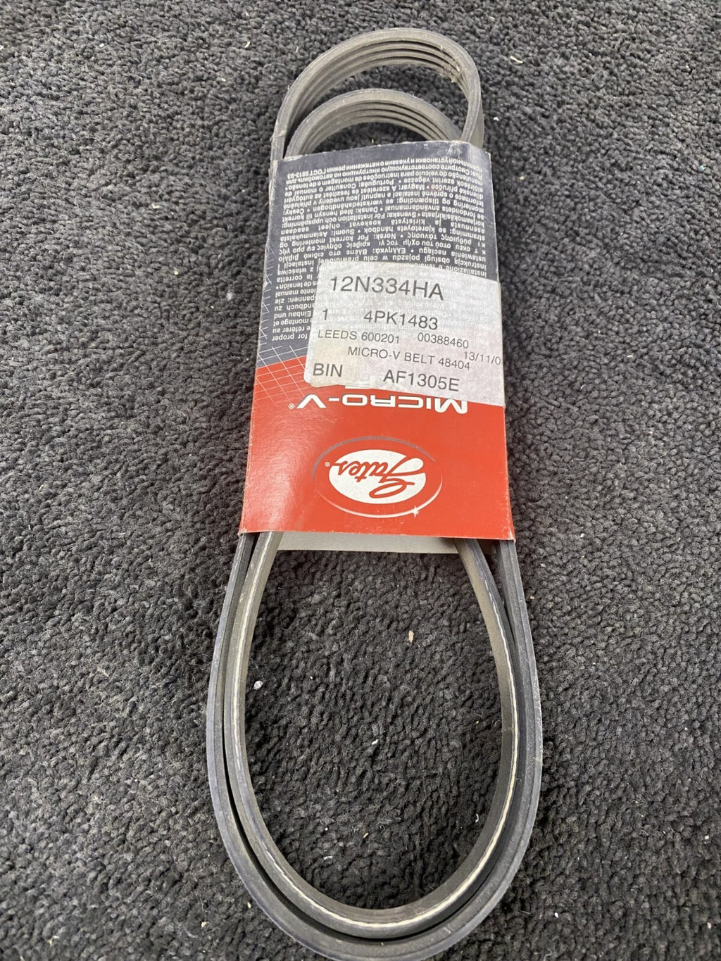 GENUINE GATES FAN BELT FITS FORD TRANSIT 2.5 Di TURBO MK 4 4PK1483