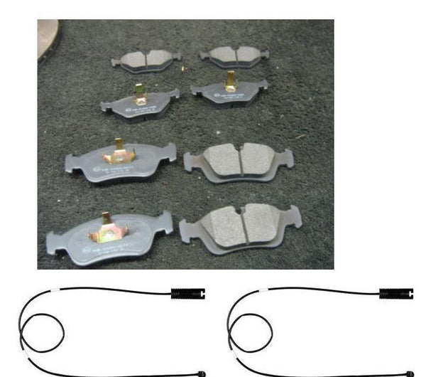 BMW  Z4 Z3 2.0 2.2 2.5 3.0  BRAKE PADS FRONT & REAR BRAKE PADS SENSORS