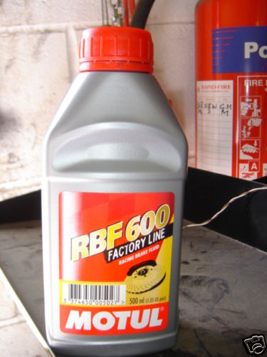 Motul RBF 600 Dot 4 Fully Synthetic High Performance Brake Fluid 500ml Bottle