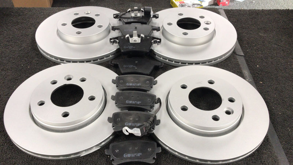 VW TRANSPORTER T5 CARAVELLE FRONT REAR BRAKE DISC PADS 331MM REAR 314MM