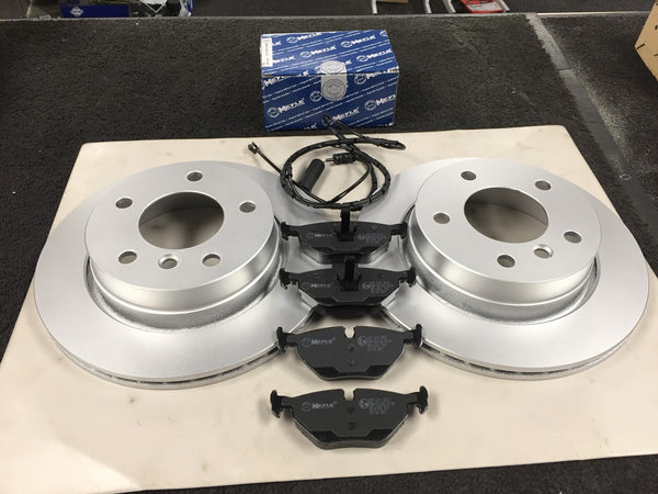 BMW E46 318Ci 320Ci 323Ci CONVERTIBLE BRAKE DISC  PLATINUM BRAKE PAD REAR