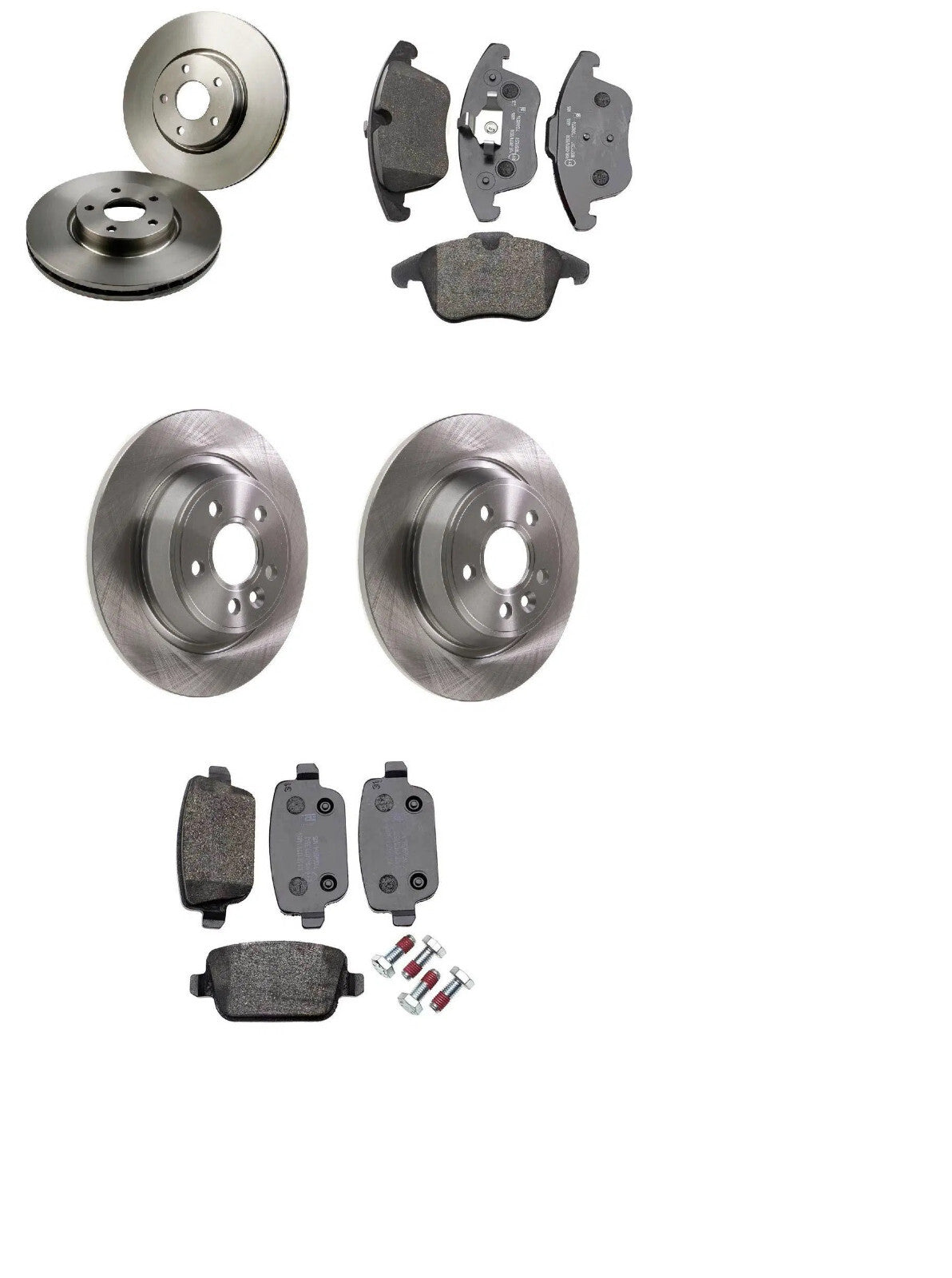 FORD MONDEO MK4 1.6TI 1.8 2.0 2.2 TDCI 2007 ON FRONT REAR BRAKE DISCS BRAKE PADS