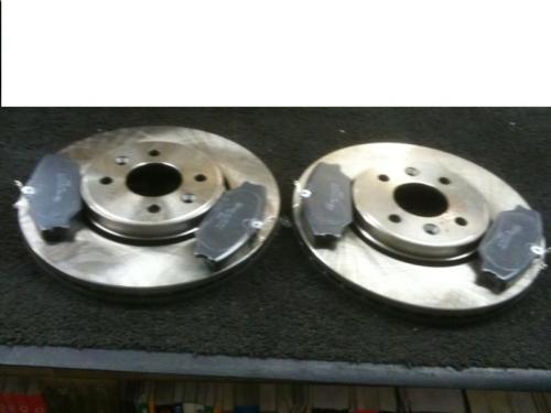 CLIO 2.0 CUP SPORT 172 182 BRAKE DISCS & PAD FRONT