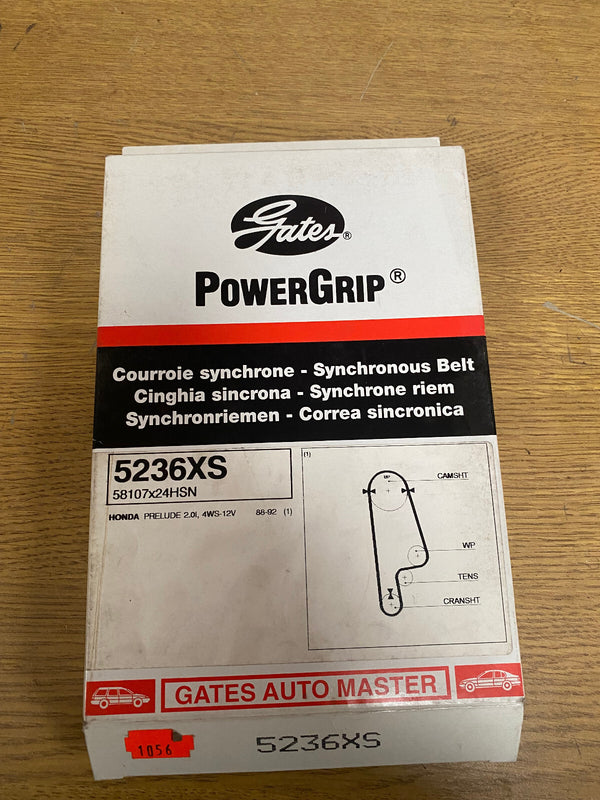FOR HONDA PRELUDE 2.0 FWD 1983-1992 B20A4 GATES POWERGRIP TIMING BELT 5236XS