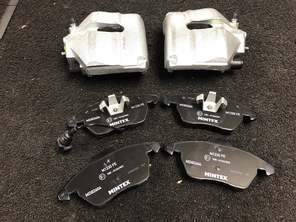 2 FRONT BRAKE CALIPER SLIDE BRAKE PAD BEETLE BORA GOLF MK4 MK5 MK6 POLO JETTA