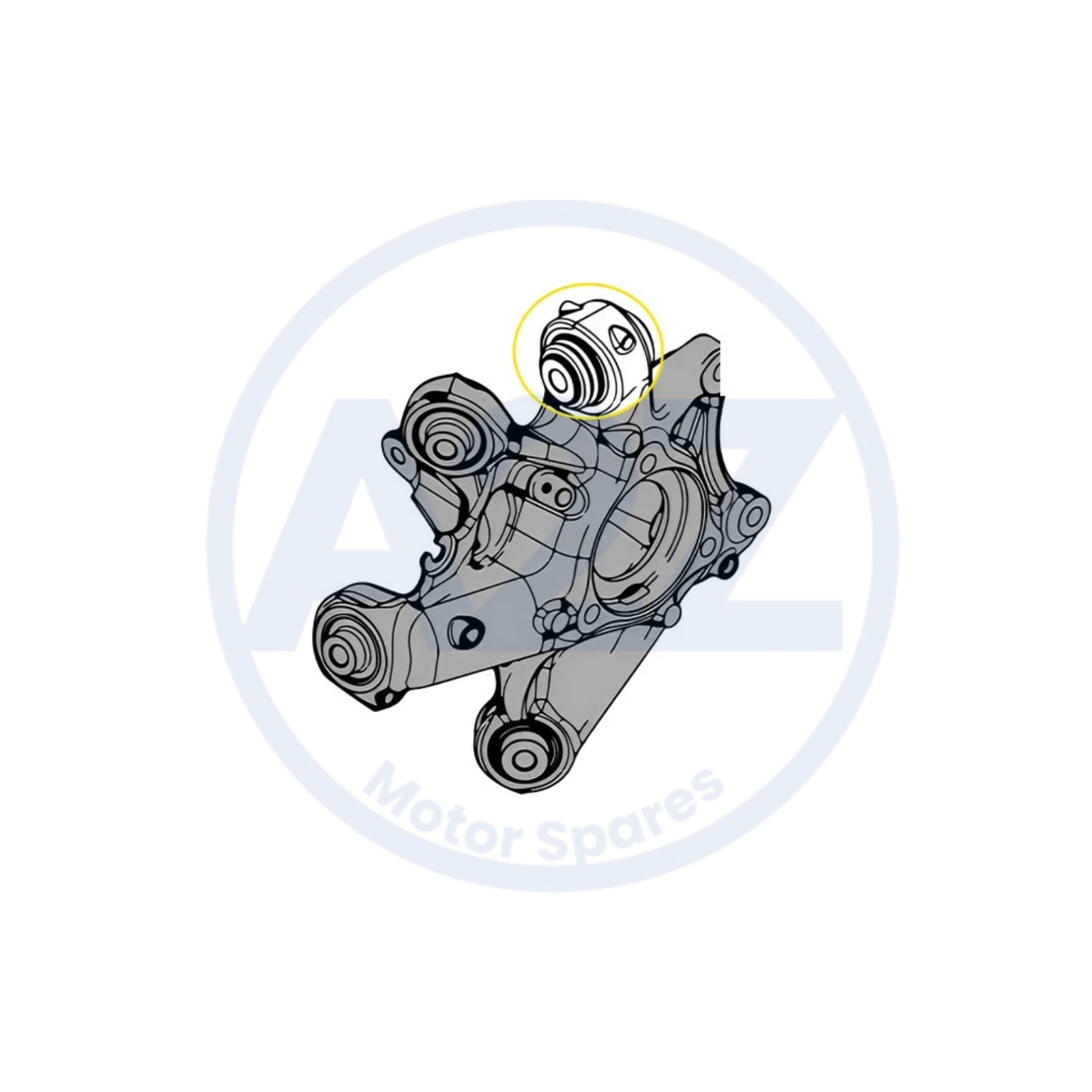 NEW REAR SUSPENSION STEERING KNUCKLE BUSHES FIT TESLA MODEL 3 5YJ3 2017 ON