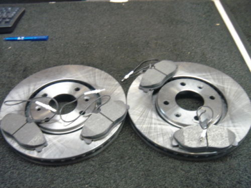 PEUGEOT 406 8V 16V TD HDI ESTATE BRAKE DISC &PADS FRONT 