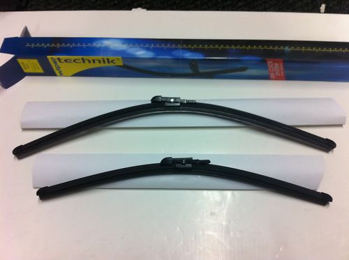 JAGUAR XF S TYPE FLAT BEAM AEROFLEX WIPER BLADES X2