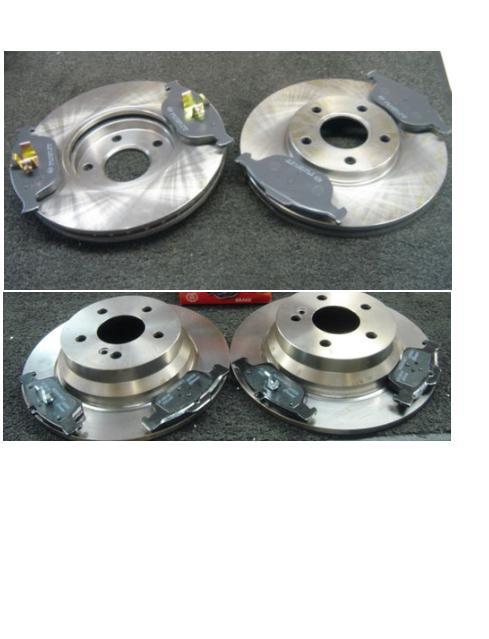 FOR FORD TRANSIT CONNECT 2013 ON 1.0 1.5 FRONT REAR BRAKE DISCS AND BRAKE PADS
