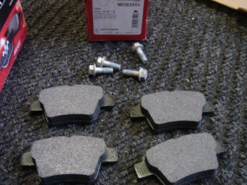 CITROEN C4 PEUGEOT 307  MINTEX BRAKE REAR PADS BOSCH