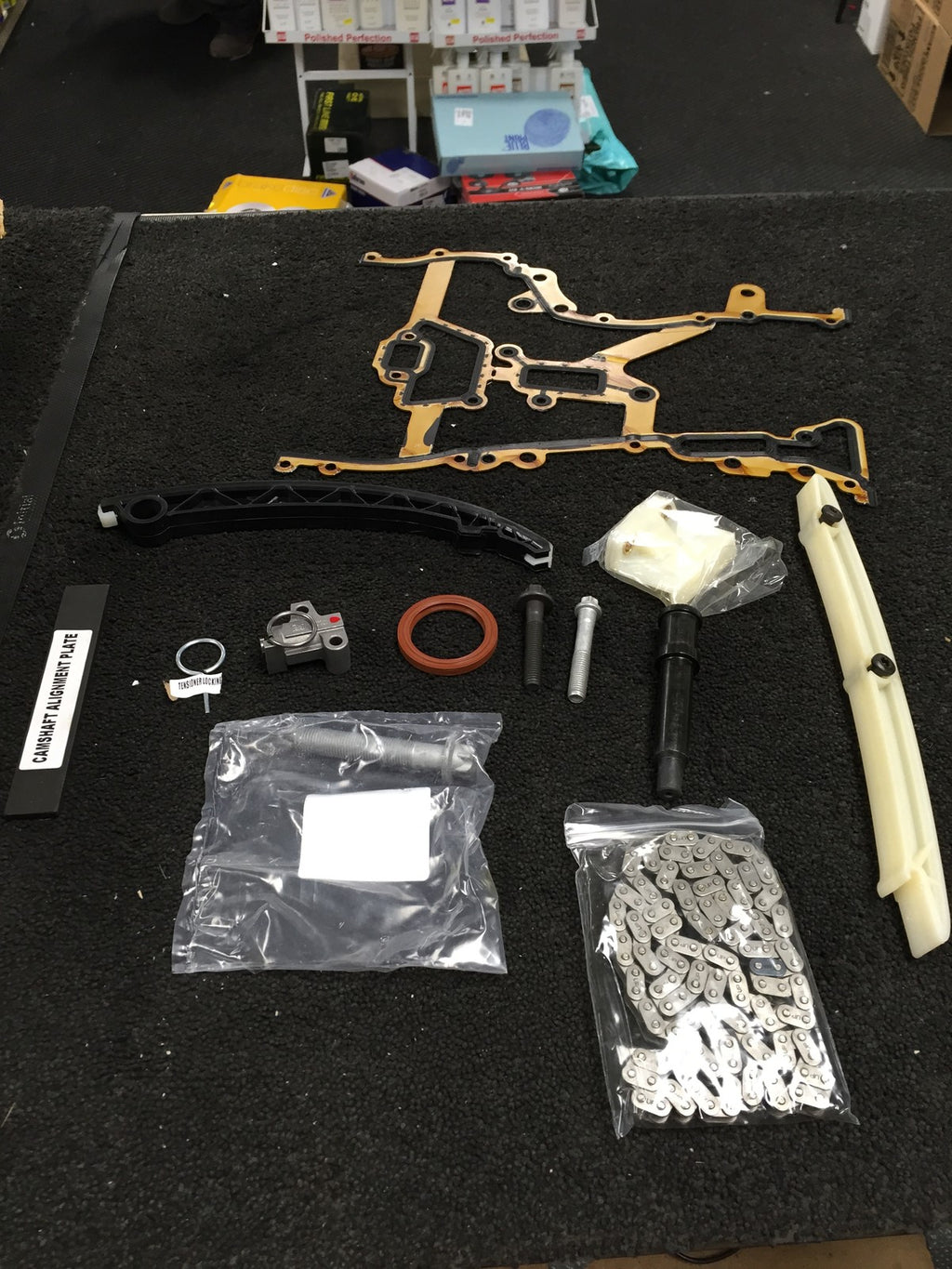 VAUXHALL ASTRA 1.4 16V TWIN PORT TIMING CHAIN KIT HEAD GASKET WATER PUMP FILTER