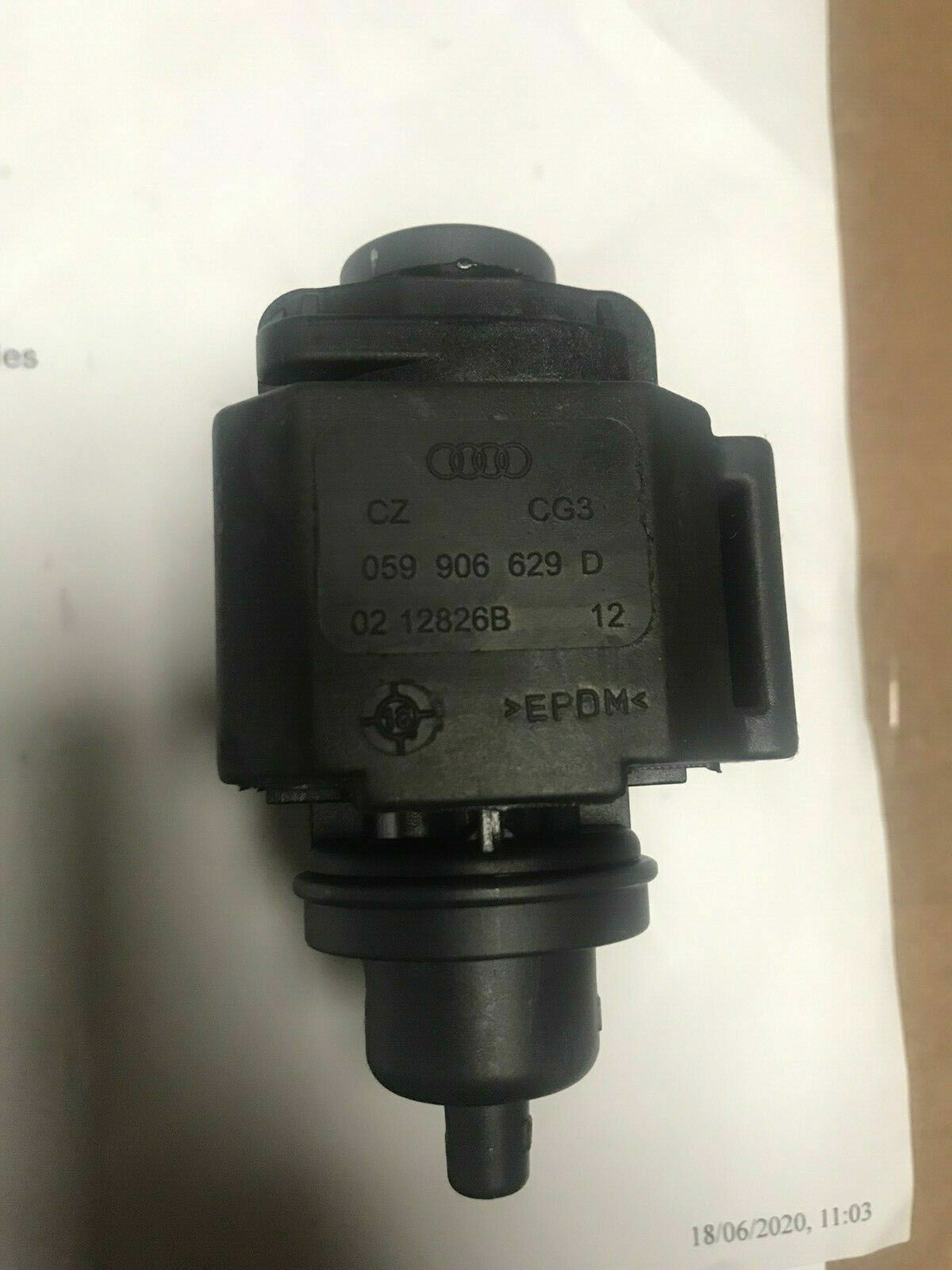 FOR A4 A5 A6 A7 S7 Q5 S5 S7 3.0TDi BOOST PRESSURE CONTROL VALVE GENUINE VW AUDI