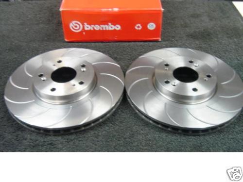for  HOND CIVIC TYPE R EP3 BREMBO PERFORMANCE GROOVED BRAKE DISC FRONT