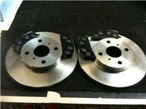 BRAKE DISCS FOR TOYOTA STARLET GLANZA EP82 FRONT BRAKE DISCS & PADS