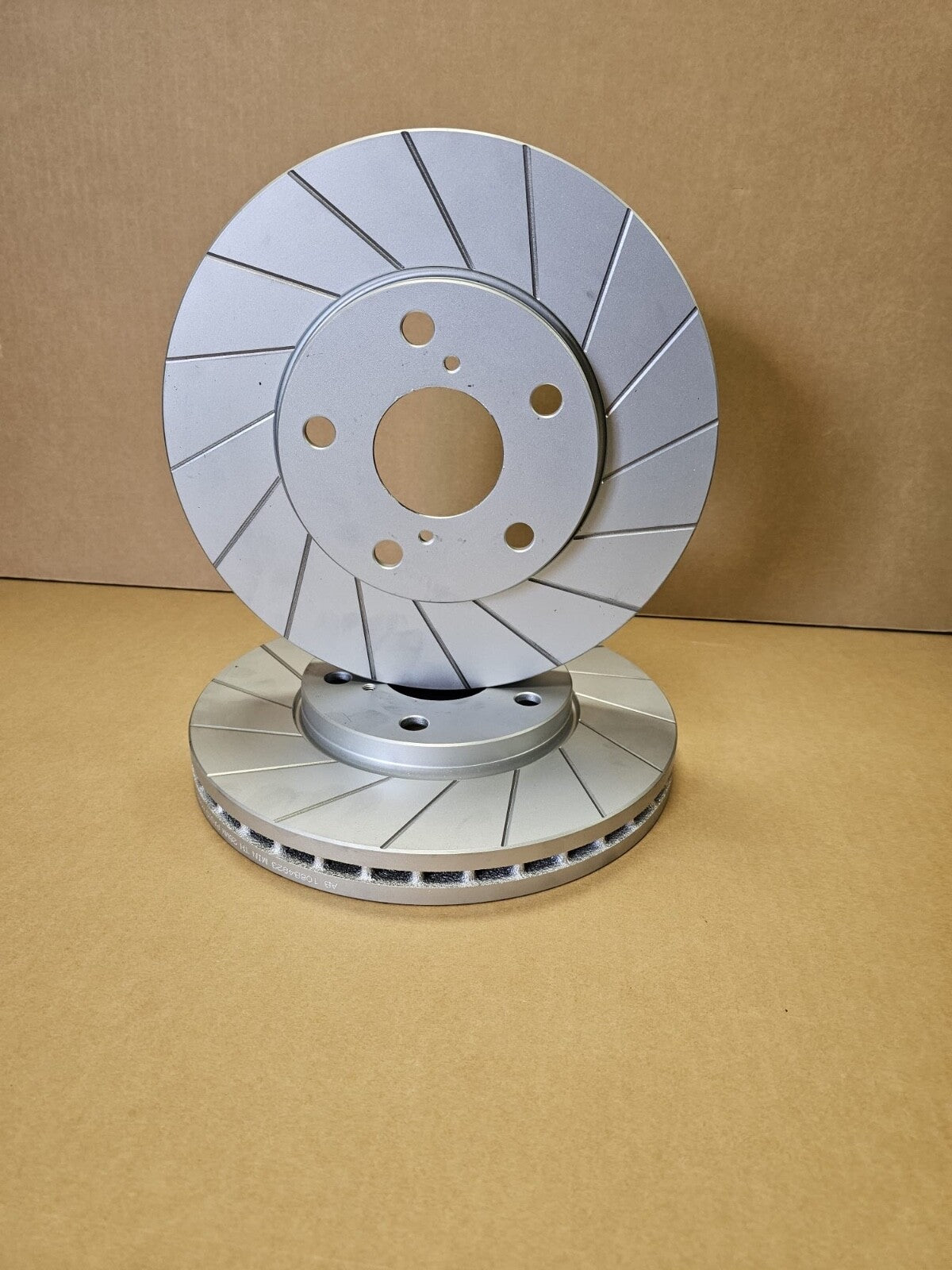 FOR TOYOTA MR2 MK2 SW20 GT T BAR 92-2000 GROOVED BRAKE DISCS FRONT PAIR