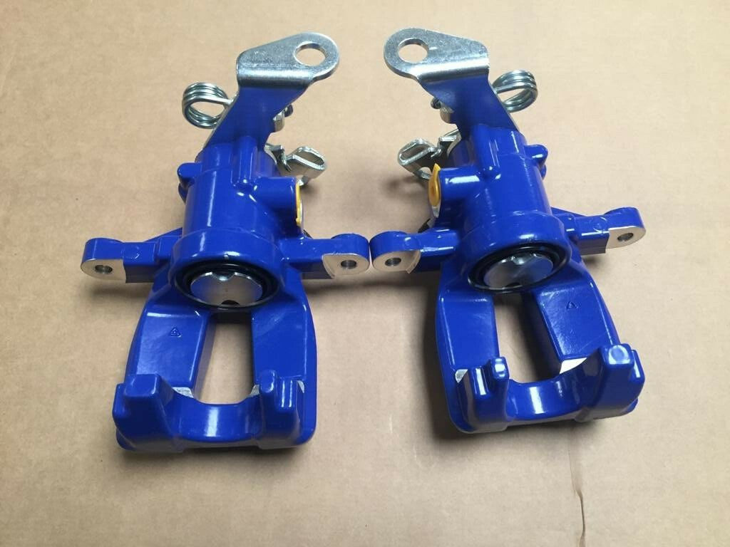 2 REAR BRAKE CALIPERS LH RH BLUE  FOR FIAT PUNTO PUNTO E MultiAir T-JET JTDM