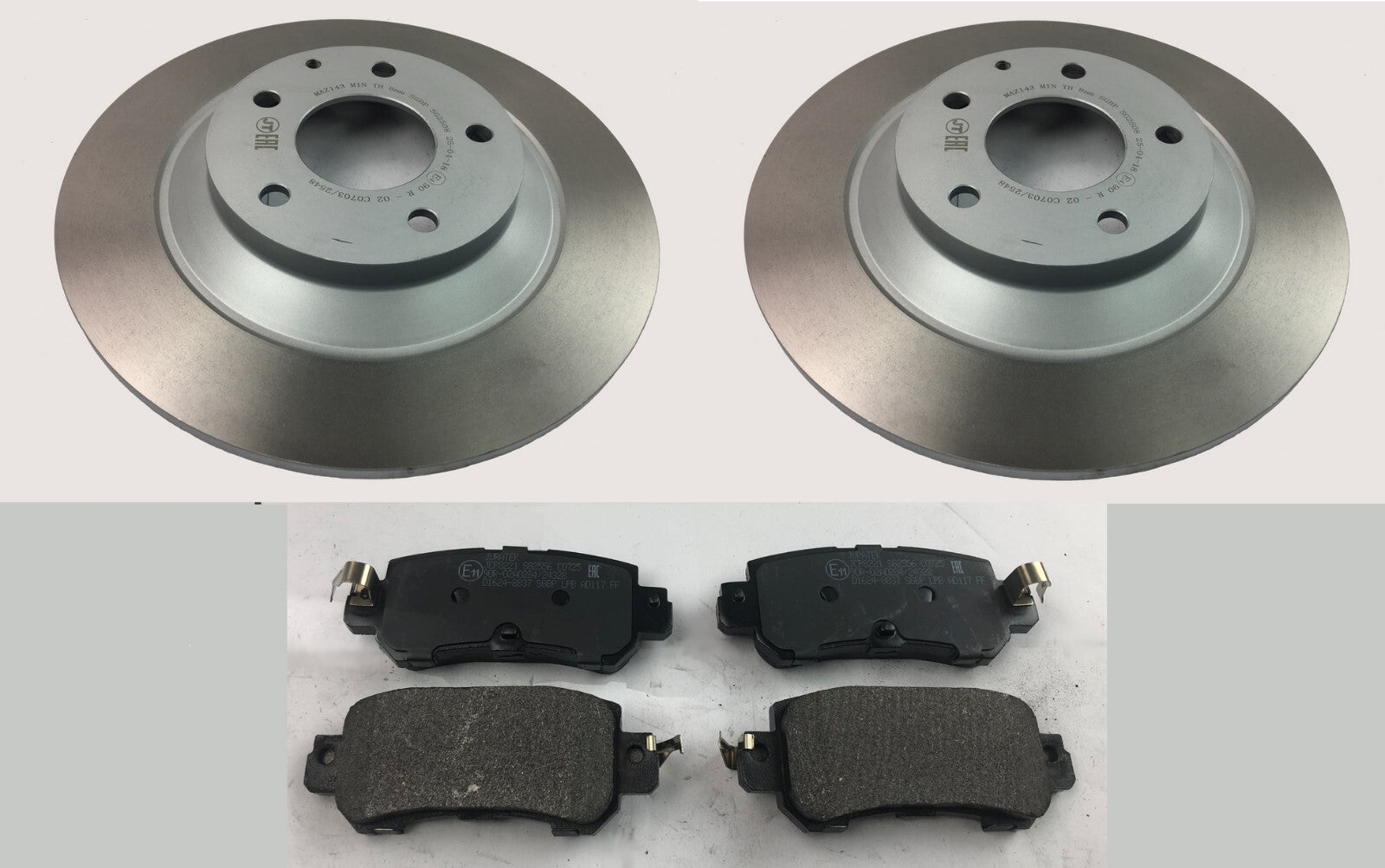 FOR MAZDA CX5 KF CX30 2.0 2.2DT  2011-2020 REAR BRAKE DISC BRAKE PADS KIT