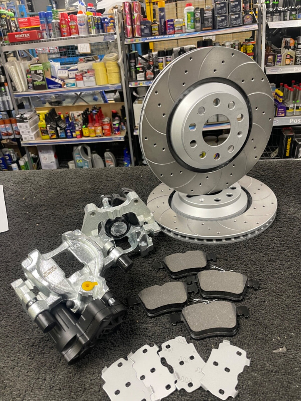 VW GOLF MK7 7.5 1.4 1.5TSi TDi FRONT REAR BIG BRAKE DISC UPGRADE CONVERSION KIT