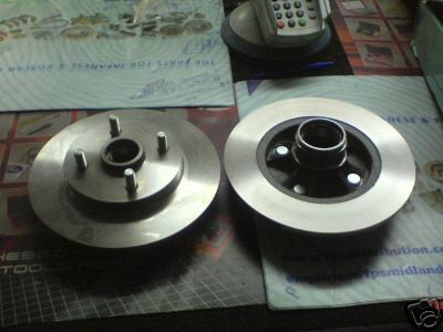 FOR TOYOTA SERA 1.5i  EXY10  BRAKE DISCS REAR WITH OUT ABS