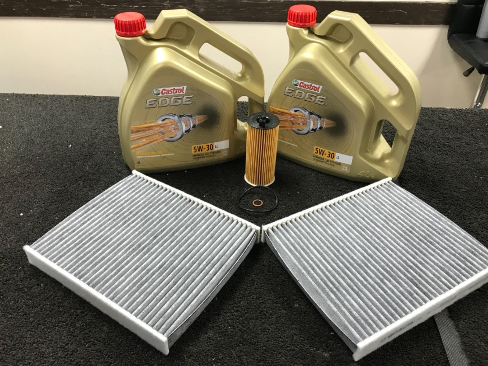  Pollen / Cabin and Oil Filter BMW F10 535d  + Castrol Edge 5W-30 8 liters