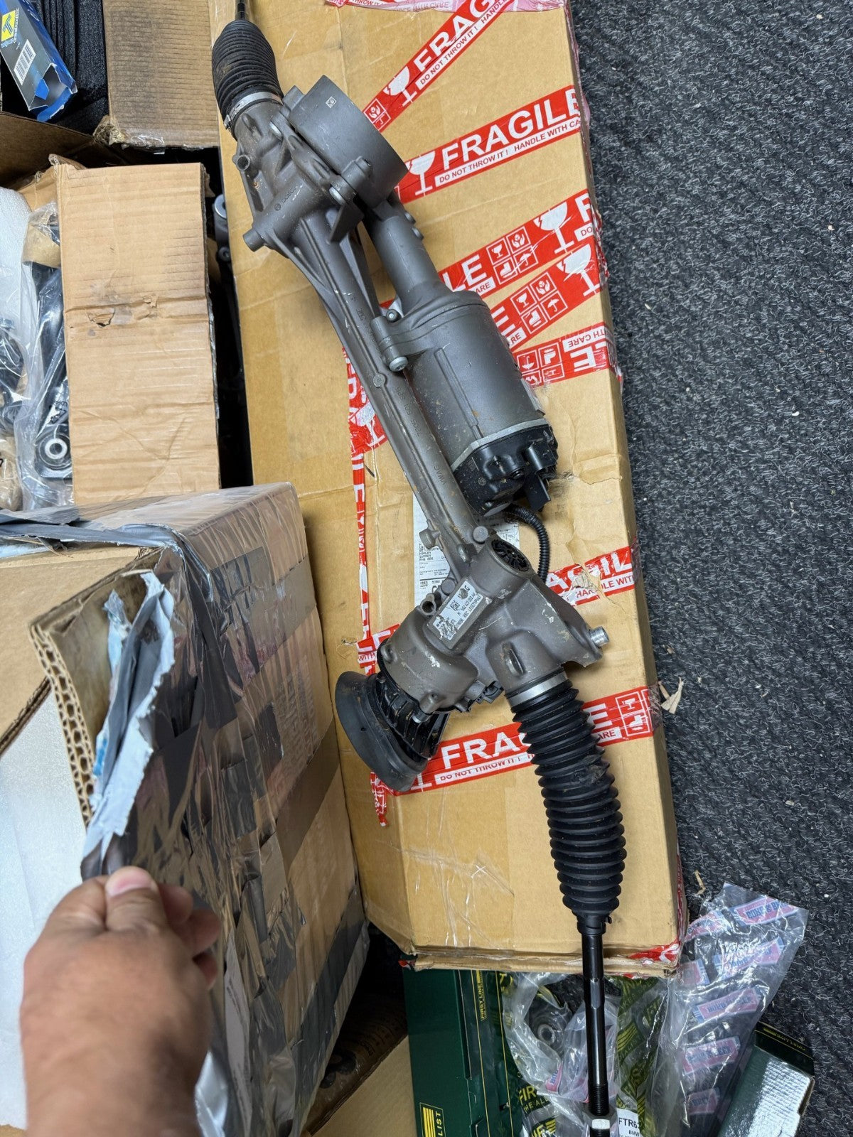 NEW GENUINE GOLF R MK7 7.5 GTD GTi  ELECTRIC POWER STEERING RACK BROKEN PLUG