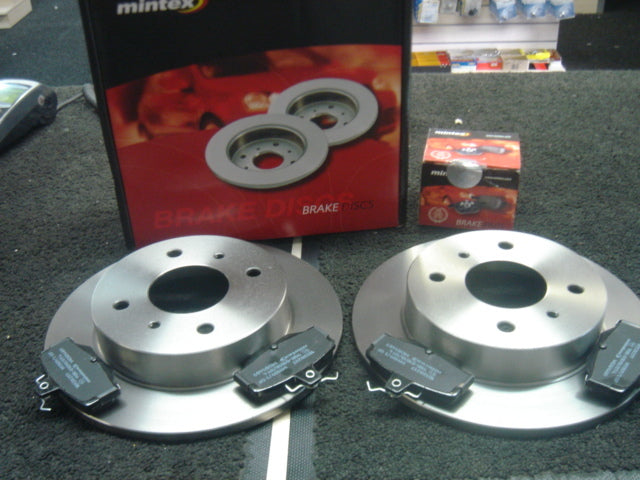 FOR NISSAN PRIMERA P11 1996-2002 MINTEX  REAR BRAKE DISCS BRAKE PADS 278MM