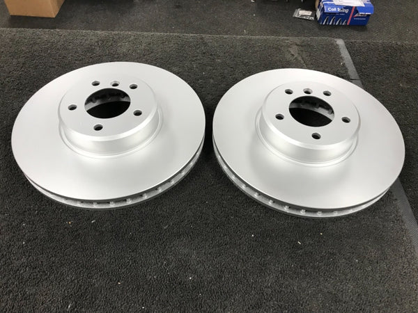 BMW E60 E61 535 535D M SPORT MSPORT FRONT VENTED BRAKE DISCS 348MM 34116779467