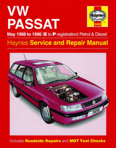 HAYNES  VW PASSAT MAY 98 - 96 E TO P REGISTRATION PETROL AND DIESEL 